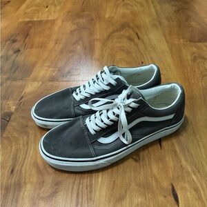 Vans Men's Gray Canvas Sneakers